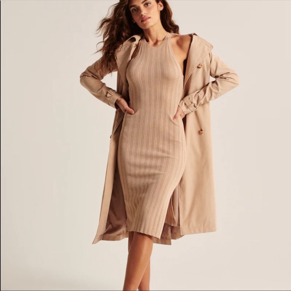 A&F Scuba Midi Sweater Dress - Picture 9 of 11